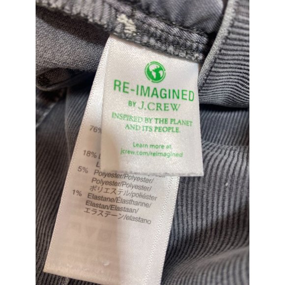 J. Crew Re-Imagined Gray Corduroy 5 Pocket "Vintage Straight" 29 - Picture 5 of 7